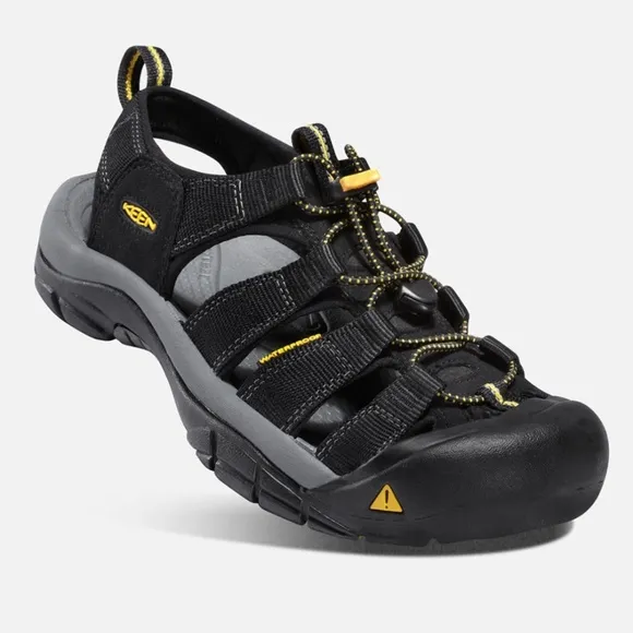 Keen Newport H2 Men 9 Woman 10.5 Black All Terrain Water Sandals Activewear