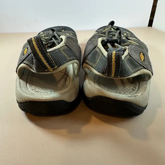 Keen Newport H2 Sandals Hiking Water Shoes Brown Yellow Men's size 10.5