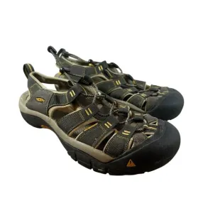 Keen Newport H2 Sandals Hiking Water Shoes Brown Yellow Men's size 10.5