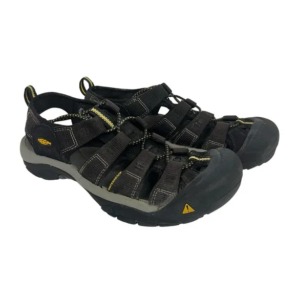 Keen Newport H2 Water Sandals Closed Toe Fisherman Sandals Athletic Black Men 9