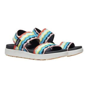 'Keen Outdoor' Women's Elle Backstrap Sandal - Black / Peach Pearl