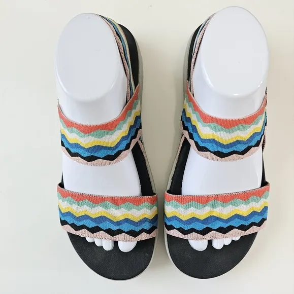 'Keen Outdoor' Women's Elle Backstrap Sandal - Black / Peach Pearl