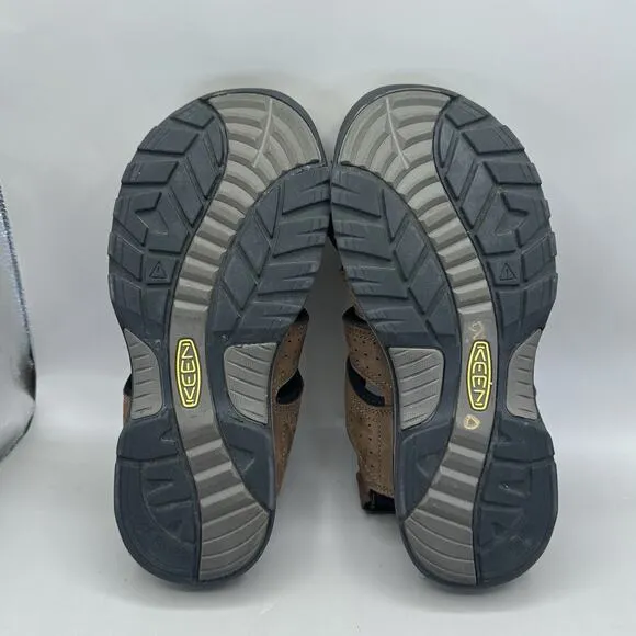 Keen Rialto Brown Leather Hiking Sandals Men's 9.5 American Made Waterproof