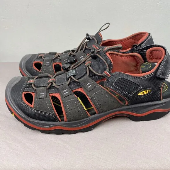 KEEN sandals men 11.5 Rialto H2 Raven / Bossa Nova 1014674 USA made