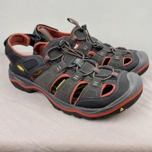 KEEN sandals men 11.5 Rialto H2 Raven / Bossa Nova 1014674 USA made