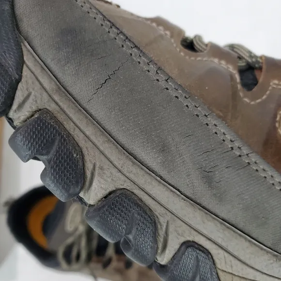Keen Targhee III WP Wide Leather Hiking Boots Shoes Waterproof Arch Support  7