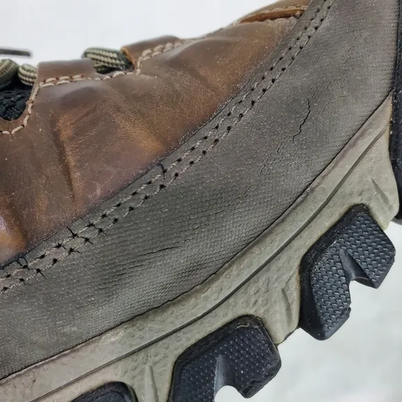 Keen Targhee III WP Wide Leather Hiking Boots Shoes Waterproof Arch Support  7