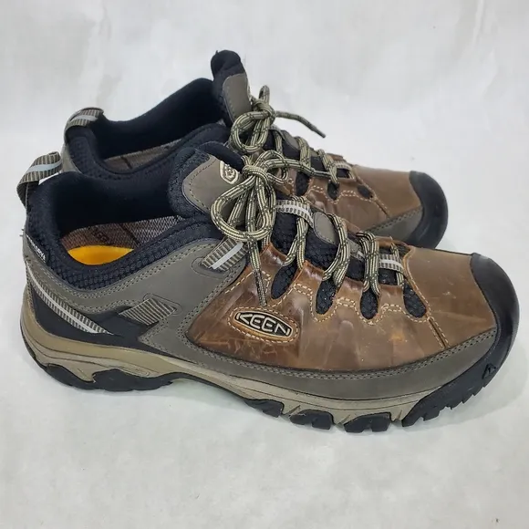 Keen Targhee III WP Wide Leather Hiking Boots Shoes Waterproof Arch Support  7
