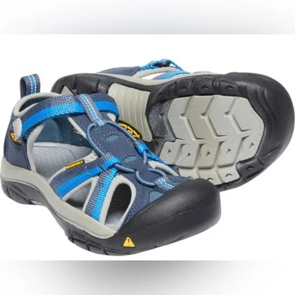 Keen Venice H2 water Hiking Play Sandals Kids Size 9 Blue and Gray