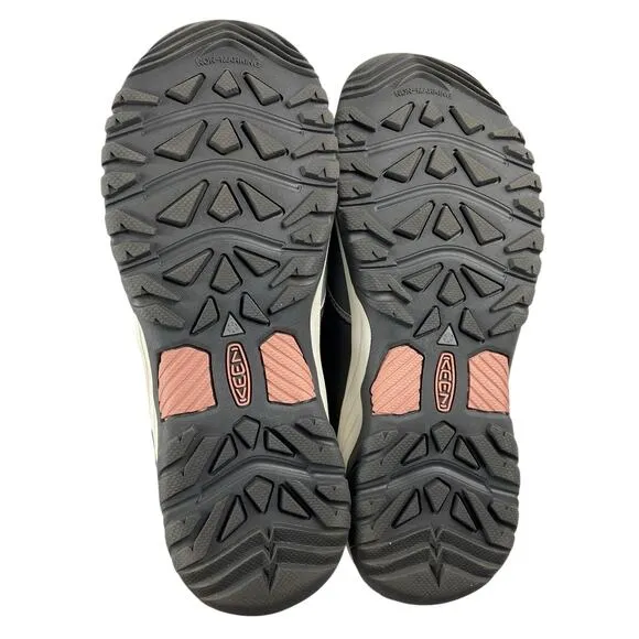 Keen Waterproof Leather Snow Boots Gray 100g Insulation Kids Size  5Y