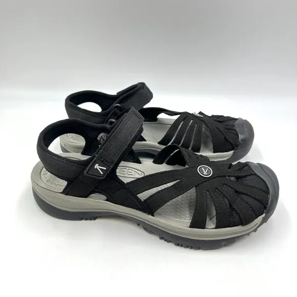 Keen Womens Size 6.5M Rose Black Gray Sport Sandals Shoes