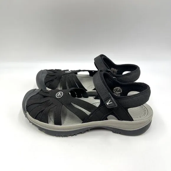 Keen Womens Size 6.5M Rose Black Gray Sport Sandals Shoes