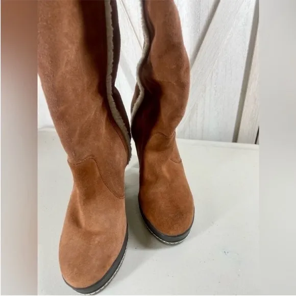 Kelsi Dagger Roselle Suede Over the Knee Boots Size 5