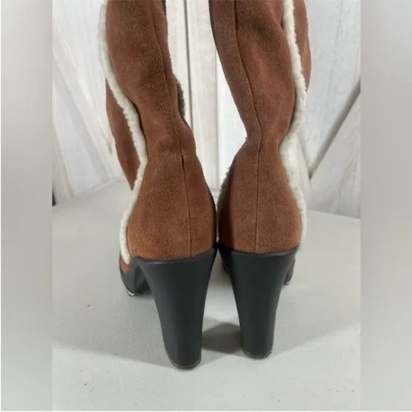 Kelsi Dagger Roselle Suede Over the Knee Boots Size 5