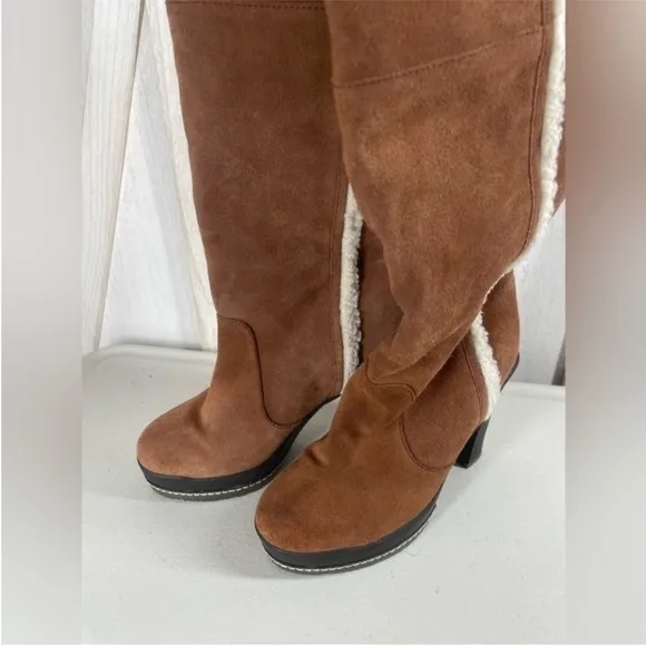 Kelsi Dagger Roselle Suede Over the Knee Boots Size 5