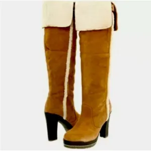 Kelsi Dagger Roselle Suede Over the Knee Boots Size 5