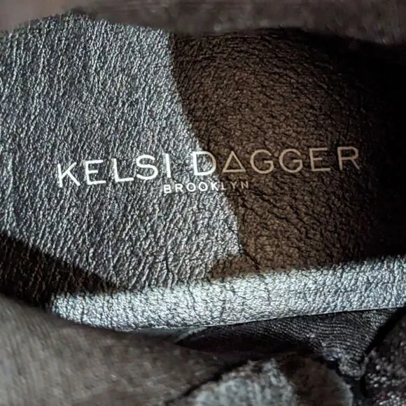 KELSI DAGGER Women's Jagger Sherpa Knee High Wedge Round Toe Boots Size 8.5 NWOT