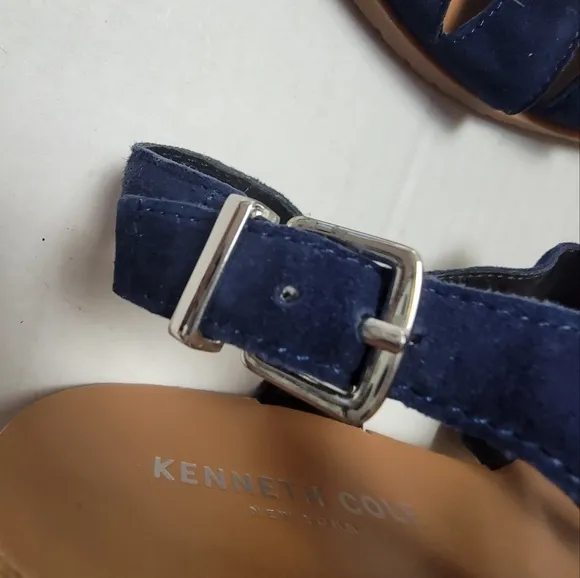KENNETH COLE Suede Leather Sandals