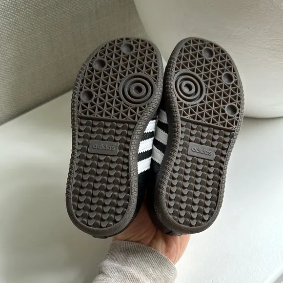 Kids Adidas Black and White Sneakers