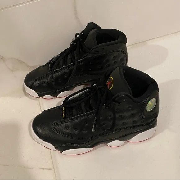 Kids Air Jordan 13 Retro Bred Sneakers