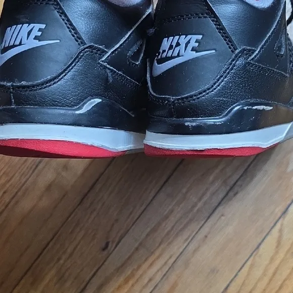 Kids Black and Red Sneakers