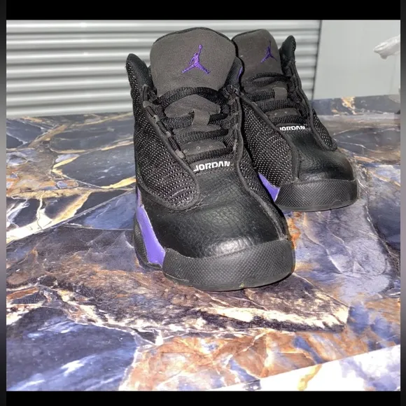 Kids Jordan 13 Retro Court Purple