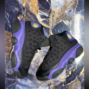 Kids Jordan 13 Retro Court Purple