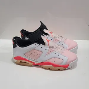 Kids Jordan Retro 6 Pink Sneakers