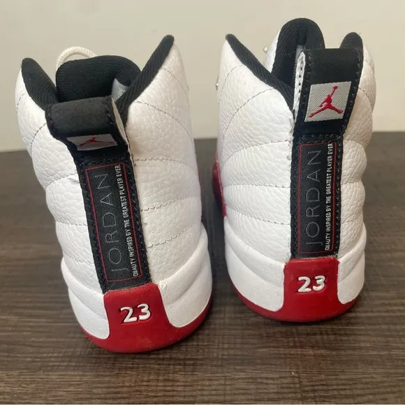 Kids' Jordan White and Red Sneakers
