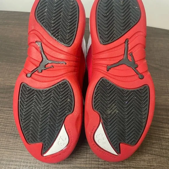 Kids' Jordan White and Red Sneakers