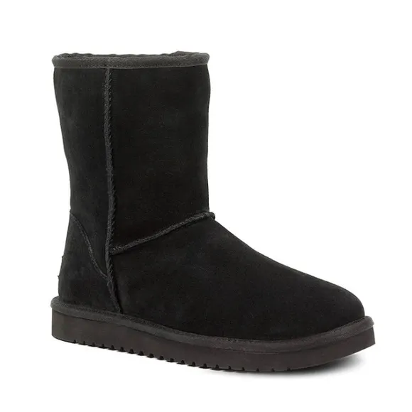 Koolaberra by UGG black suede shearling lined boots