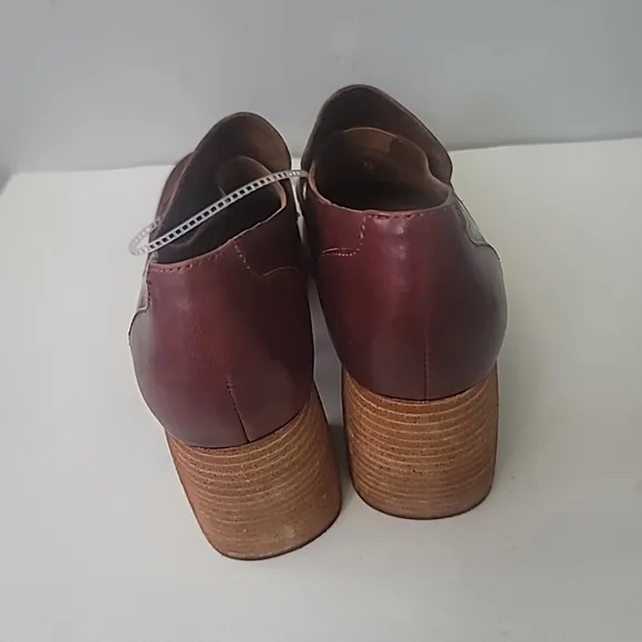 Kork - EaseThe Aston’s Burgundy Port Leather Heeled Loafers