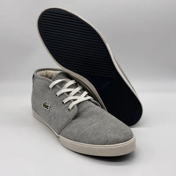 Lacoste Men's Ampthill Gray Casual Sneakers