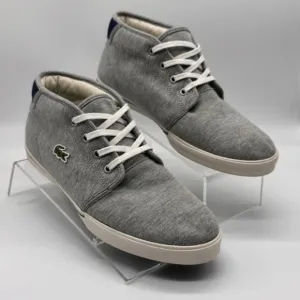 Lacoste Men's Ampthill Gray Casual Sneakers