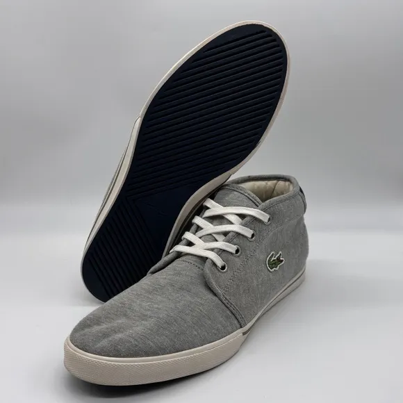Lacoste Men's Ampthill Gray Casual Sneakers
