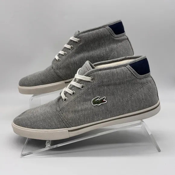 Lacoste Men's Ampthill Gray Casual Sneakers