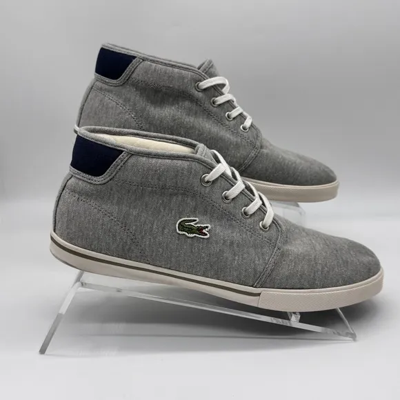 Lacoste Men's Ampthill Gray Casual Sneakers