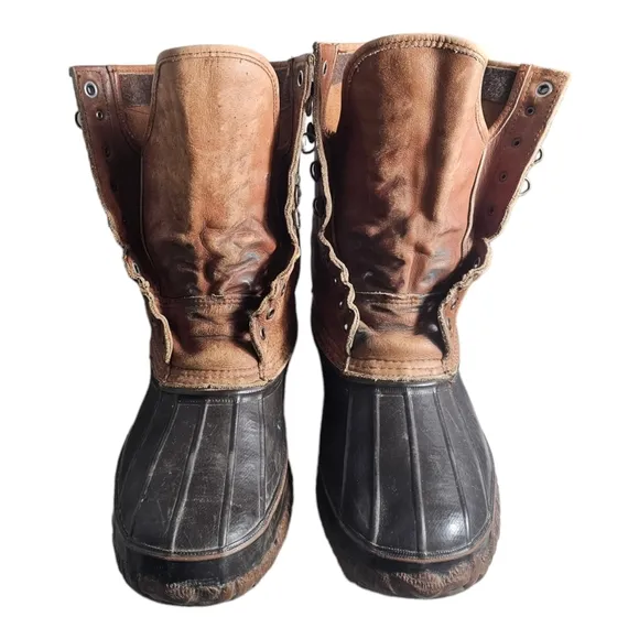 LACROSSE Fiberglass Shank Winter Snow Work Boots W/O Removable Liners Mens 10