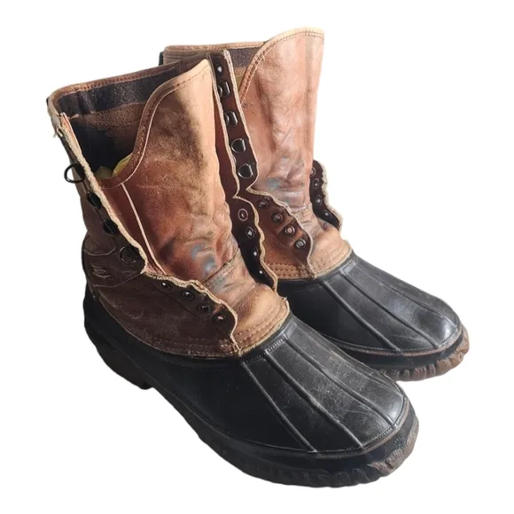 LACROSSE Fiberglass Shank Winter Snow Work Boots W/O Removable Liners Mens 10