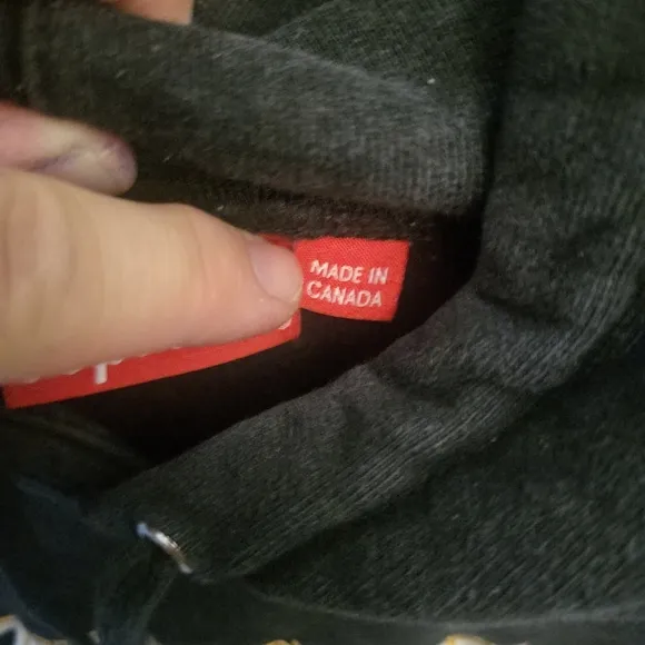 LARGE- SUPREME paneled arc hooded sweatshirt FW19 &quot;UNC&quot; COLORWAY... Has been pro