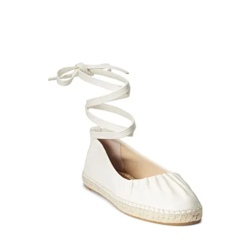 Lauren Ralph Lauren Womens Cecilia Espadrilles Flat Vanilla 7.5 B - Medium