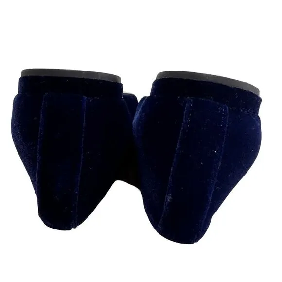 Lauren Ralph Lauren Lilah Blue Velvet Ballet Flats