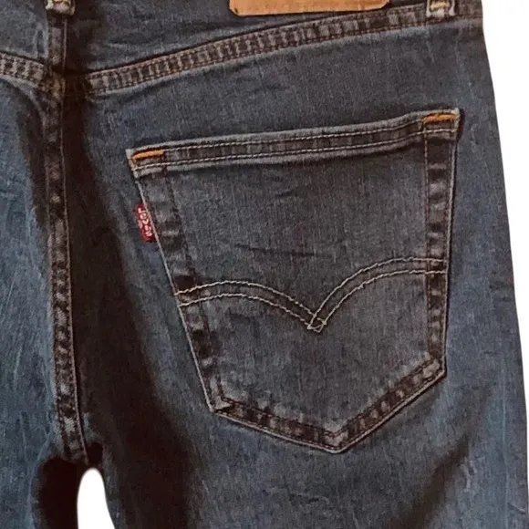 Levi Strauss 511 Mens Slim Fit Straight Leg Denim Jeans  Size 32/34