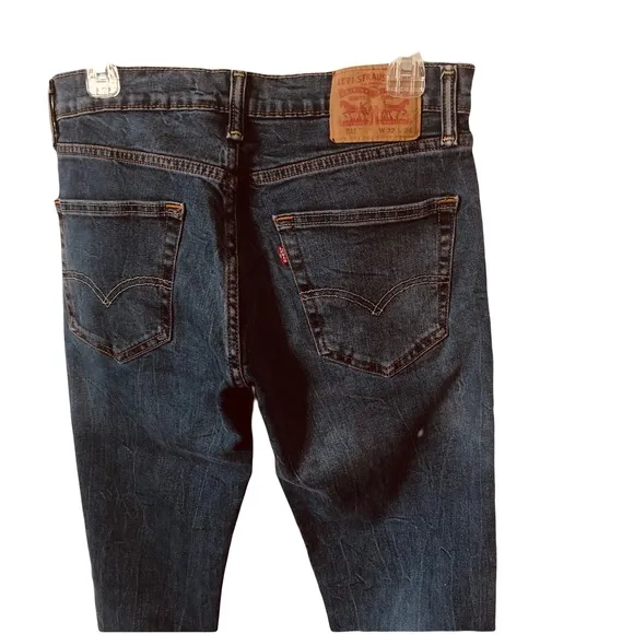 Levi Strauss 511 Mens Slim Fit Straight Leg Denim Jeans  Size 32/34