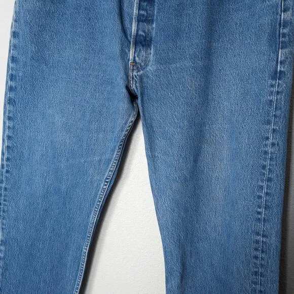 Levi’s Men’s Jeans 501 Vintage Button Fly Classic Straight Leg 100% Cotton 42x30