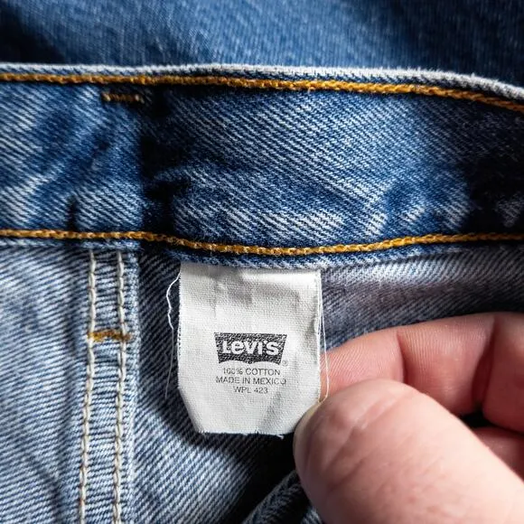 Levi’s Men’s Jeans 501 Vintage Button Fly Classic Straight Leg 100% Cotton 42x30