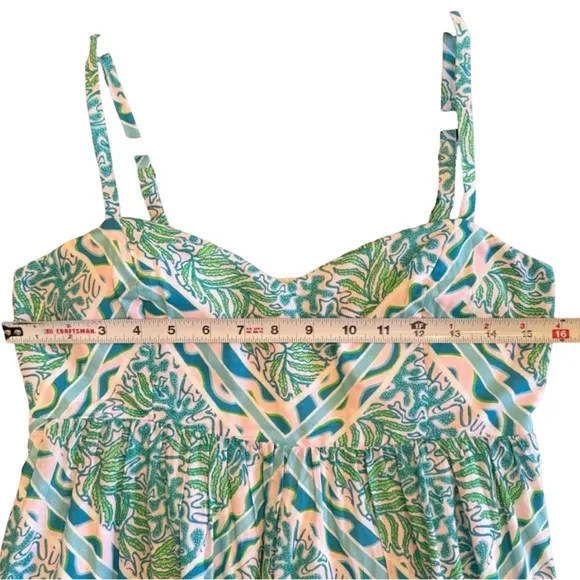 Lilly Pulitzer Hiedi Cotton Maxi Dress in Prism Blue Good Greef Engineer…