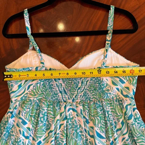 Lilly Pulitzer Hiedi Cotton Maxi Dress in Prism Blue Good Greef Engineered