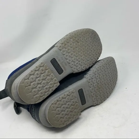 L.L. Bean Men’s Shearling Lined Blue and Gray Bean Boots Size 11