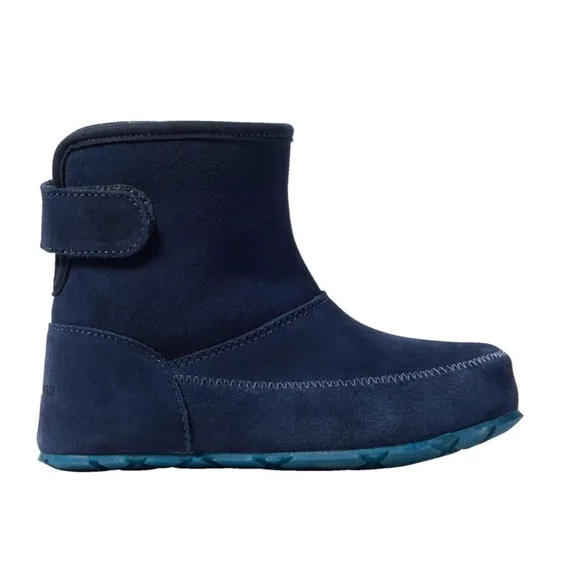 LL Bean Wicked Cozy Big Kids Size 6 Lamb's Wool Classic Navy Boots